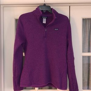 Purple Patagonia 1/4 zip